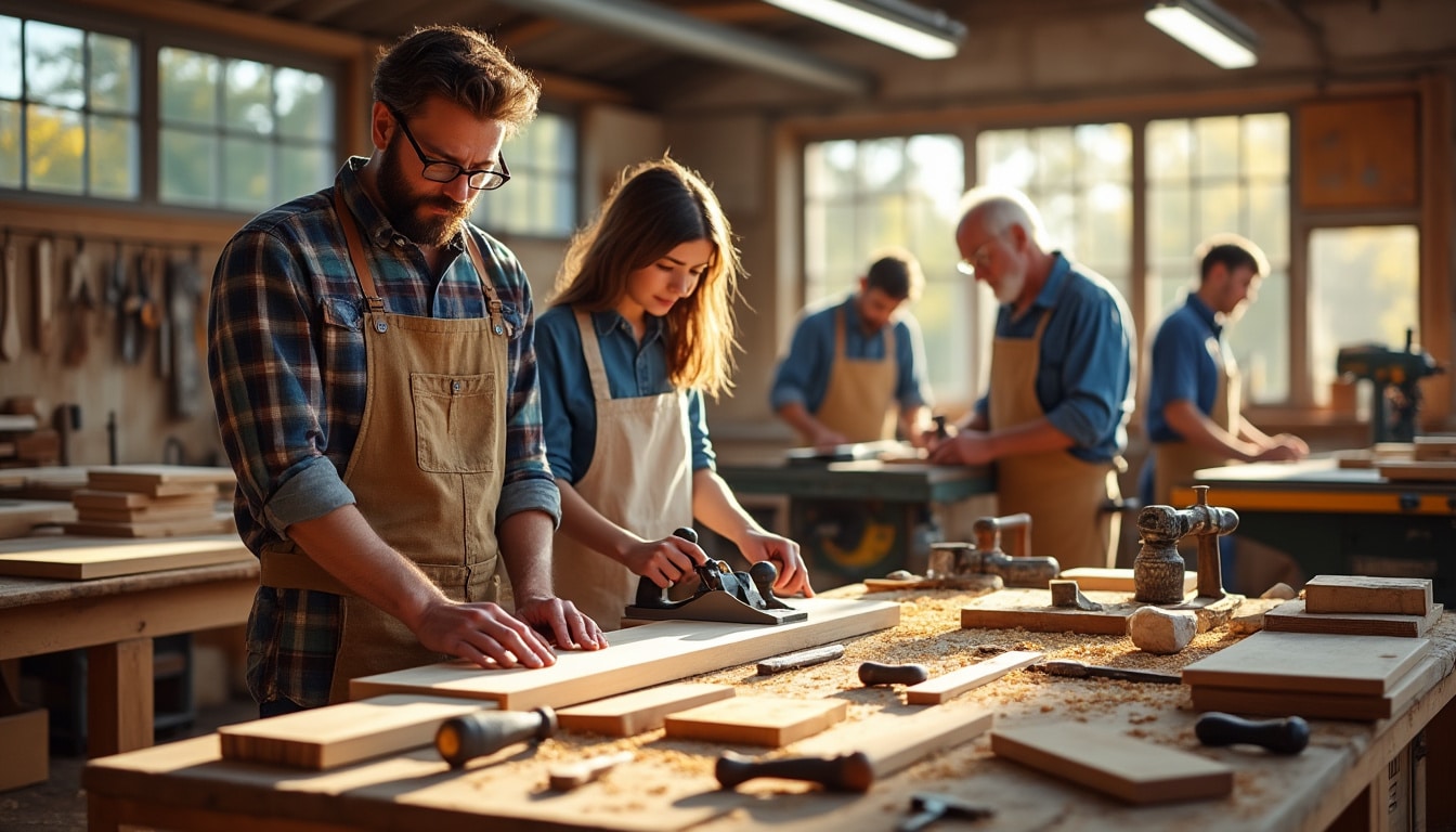 découvrez comment un atelier de menuiserie peut enrichir vos compétences, vous offrant une expérience pratique et créative. apprenez les techniques essentielles, boostez votre confiance et donnez vie à vos idées en travaillant le bois avec des experts. embarquez dans cette aventure artisanale dès aujourd'hui !